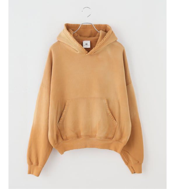JOURNAL STANDARD「【MOOJI MOOJI / ム―ジ ム―ジ】OVERSIZED CROP HOODIE AGED」|パーカー|マスタード
