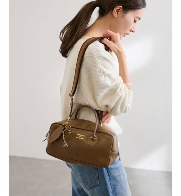 FRAMeWORK「≪WEB限定 / 追加≫YOUNGOLSEN 別注 CHARM WIDE BOTTLE BAG」|ショルダー・メッセンジャー|