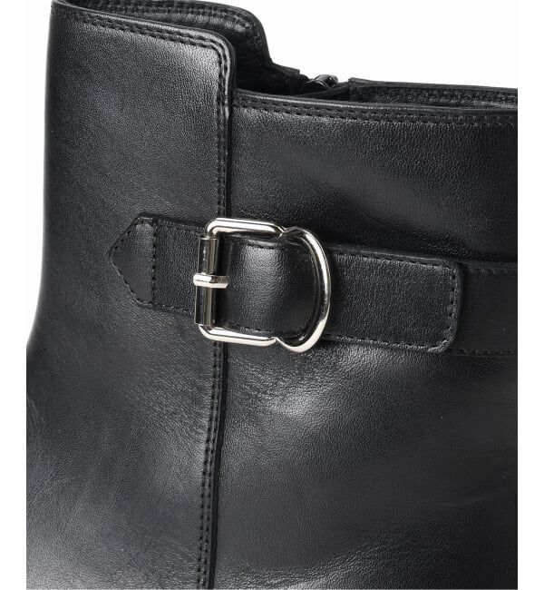 Spick and Span「《予約》GRAIN ベルトツキショートブーツ」|ショートブーツ|