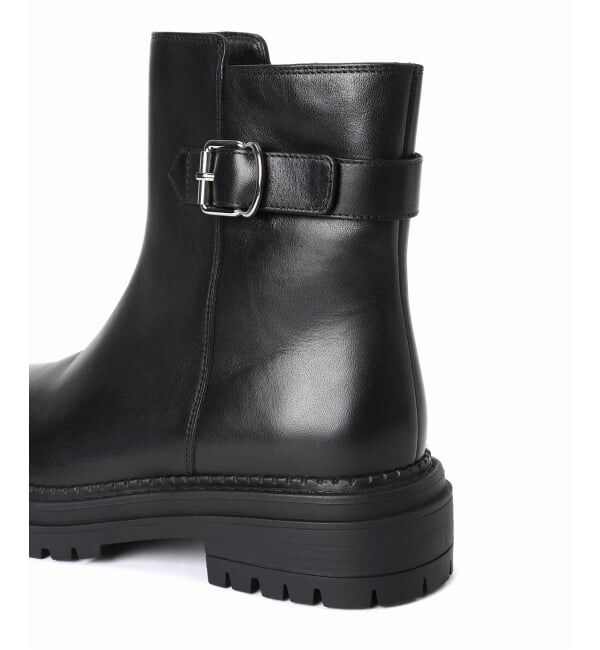 Spick and Span「《予約》GRAIN ベルトツキショートブーツ」|ショートブーツ|
