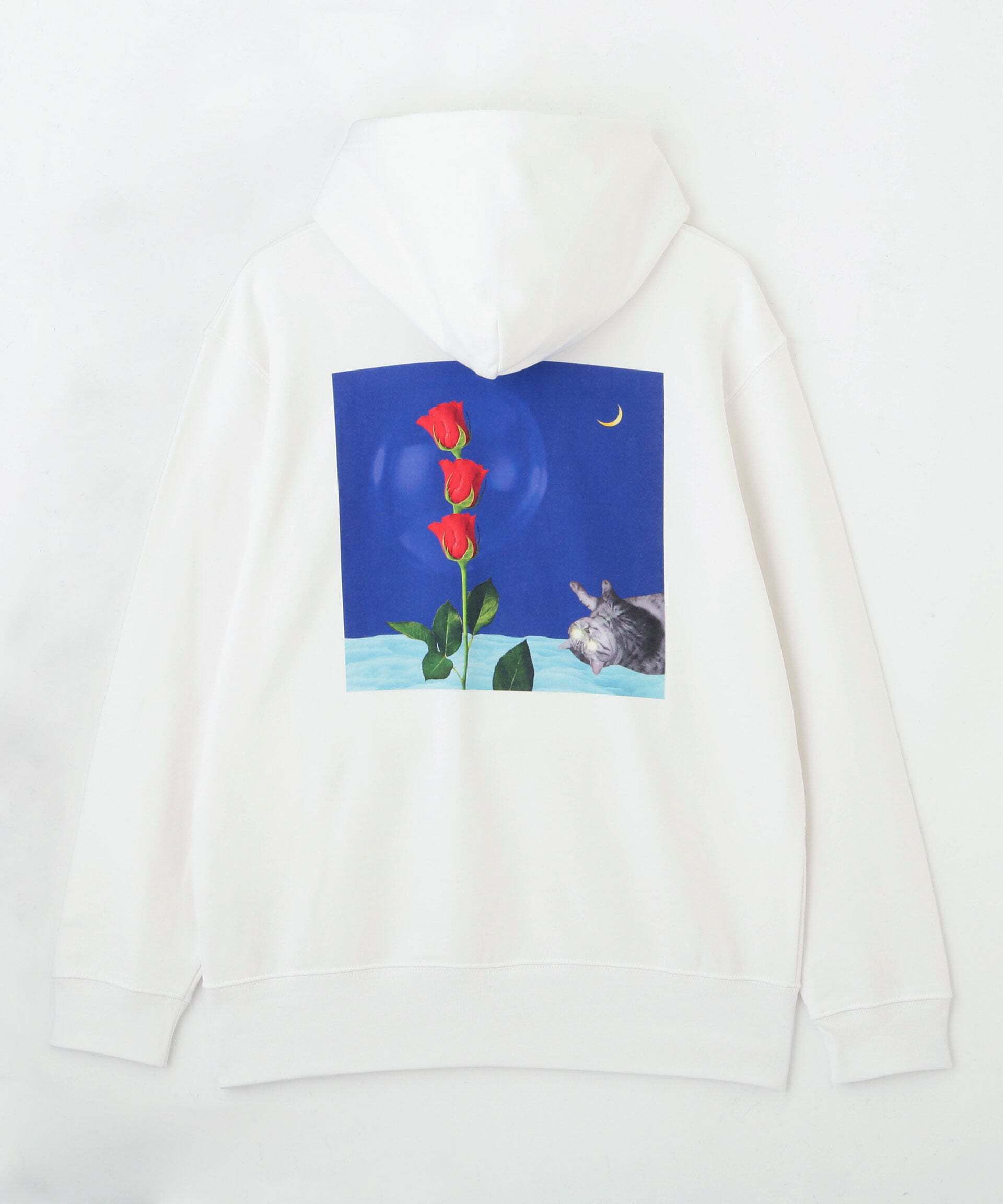 NANO universe「「とんだ林蘭&times;NANO universe」 フードパーカー」|Tシャツ・カットソー|