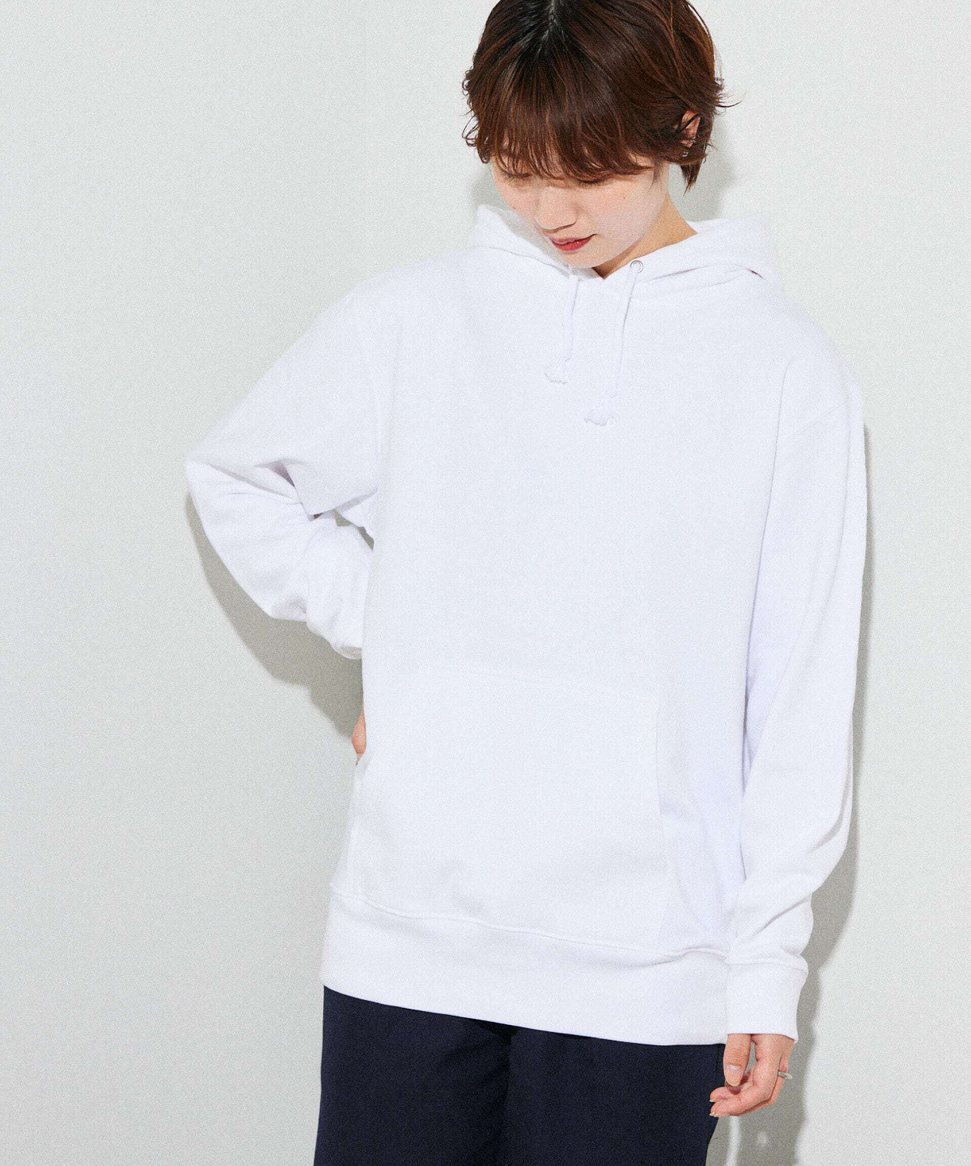 NANO universe「「とんだ林蘭&times;NANO universe」 フードパーカー」|Tシャツ・カットソー|