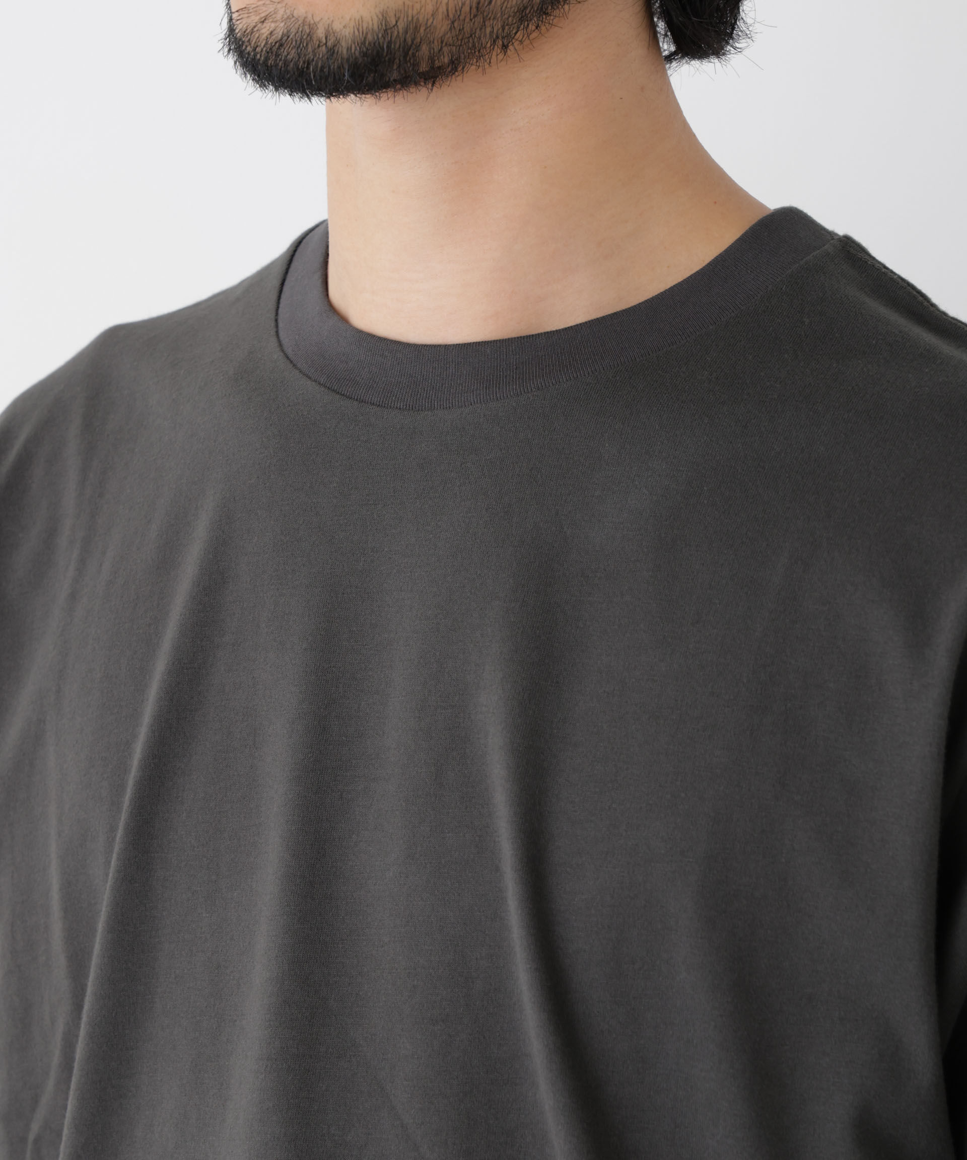 NANO universe「微起毛クロップドTシャツ 半袖」|Tシャツ・カットソー|