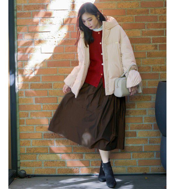 ANY SIS「グロッシータフタ スカート」|スカート|