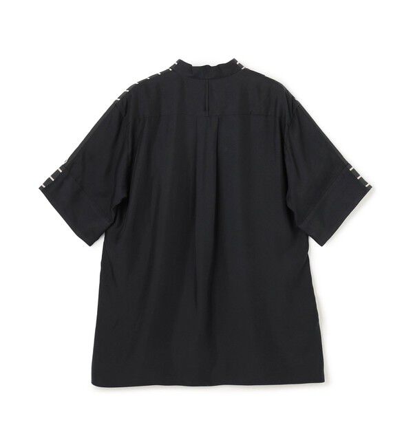 BEIGE,「【STORY 掲載】QUARTZ / 異素材コンビ ストライプシャツ」|シャツ・ブラウス|