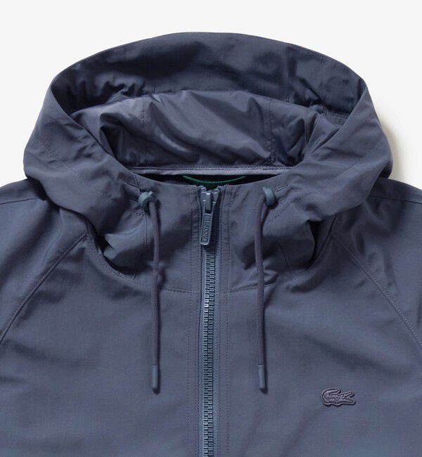 LACOSTE「撥水防風 ドロストコード フーデッド ナイロンブルゾン / マウンテンパーカー」|その他|