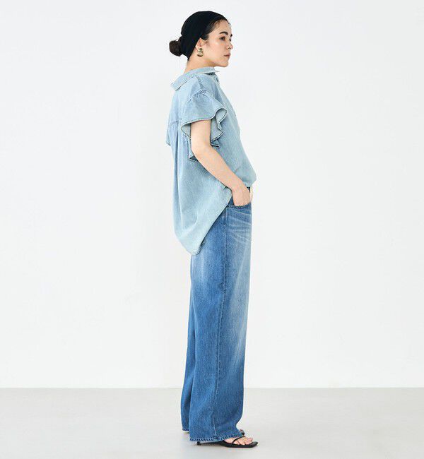 Rie Miller「【RM denim】リネン混ひも付きリラックスパンツ」|その他|