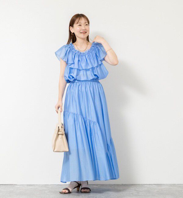 NOLLEY'S sophi「《セットアップ対応》【BECシリーズ】ウォッシャブルシアーローンオフショルブラウス」|シャツ・ブラウス|