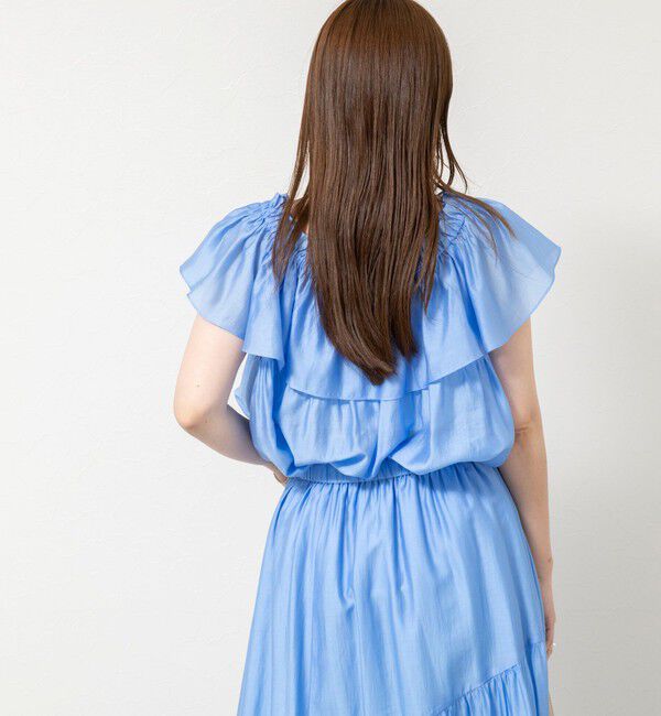 NOLLEY'S sophi「《セットアップ対応》【BECシリーズ】ウォッシャブルシアーローンオフショルブラウス」|シャツ・ブラウス|