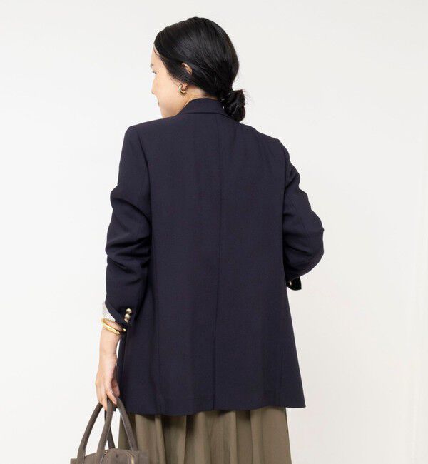 NOLLEY'S sophi「《防シワ/セットアップ対応》ウォッシャブルオックスダブルジャケット」|テーラードジャケット|