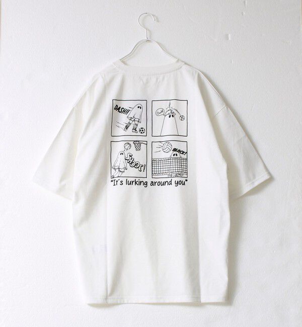 FREDY MAC「【FREDYMAC/フレディマック】度詰め天竺オバケ刺繍TEE」|Tシャツ・カットソー|ホワイト