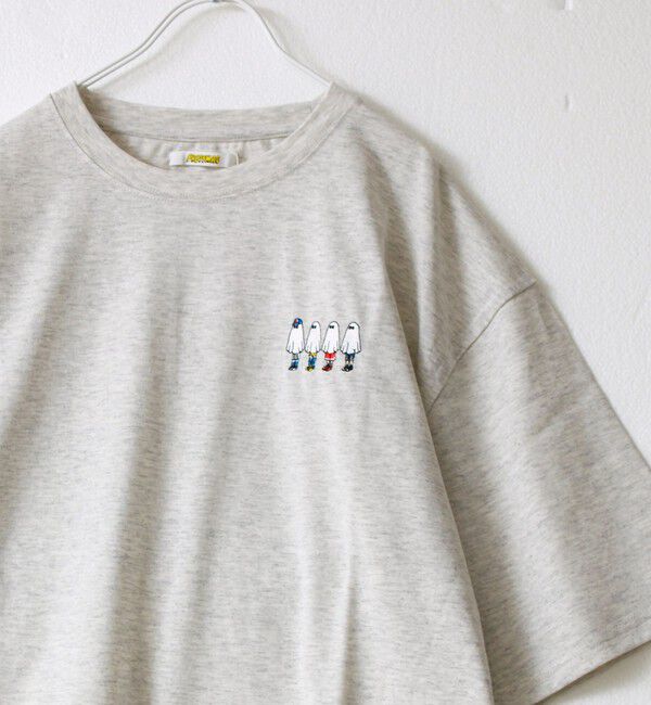FREDY MAC「【FREDYMAC/フレディマック】度詰め天竺オバケ刺繍TEE」|Tシャツ・カットソー|