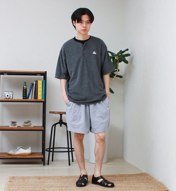 GLOSTER「【GEVACO/ゲバコ】パイルヘンリーネックＴシャツ」|Tシャツ・カットソー|