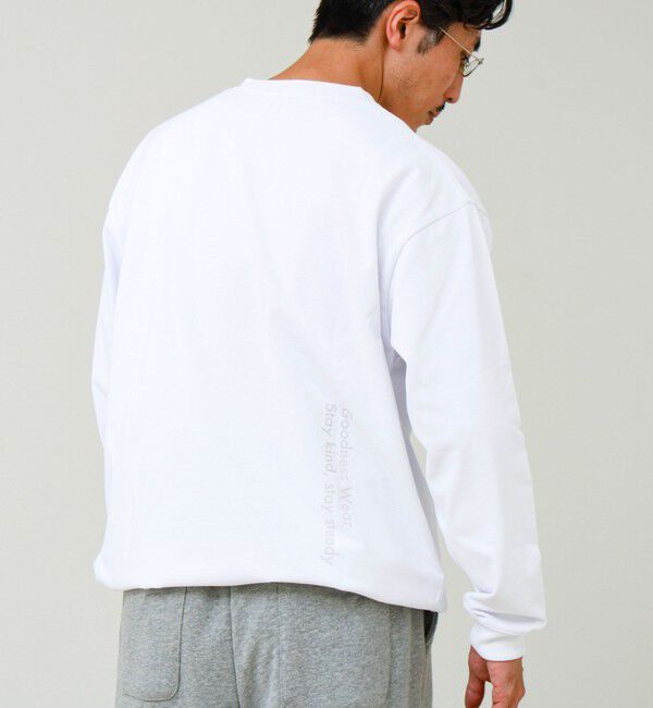 GLOSTER「AirDry クイックドライ 裾ドローコード ロングスリーブTシャツ ロンT」|Tシャツ・カットソー|
