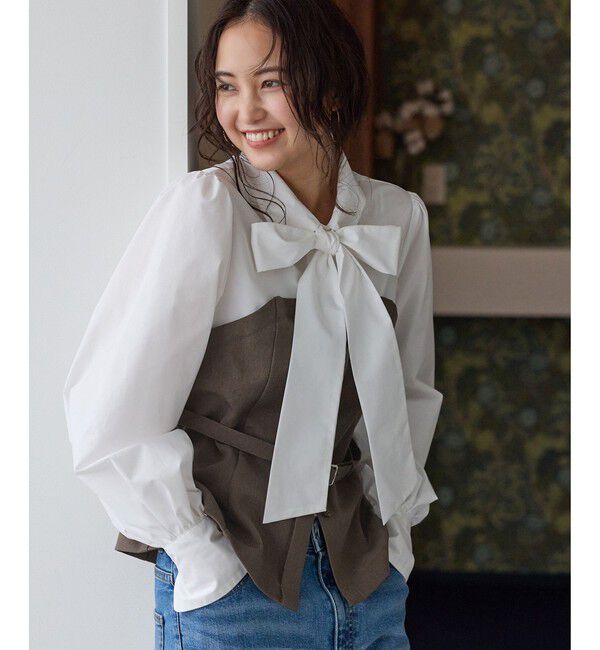 VIS「美easyウーリッシュドッキングシャツ/セットアップ対応」|シャツ・ブラウス|