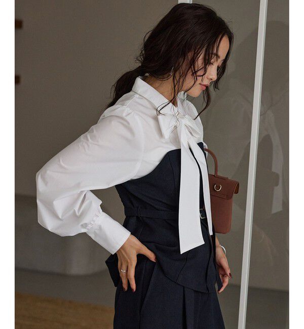 VIS「美easyウーリッシュドッキングシャツ/セットアップ対応」|シャツ・ブラウス|