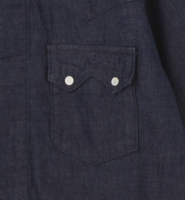  「orSlow | SHORT WESTERN SHIRT JACKET WOMEN」|デニムジャケット|