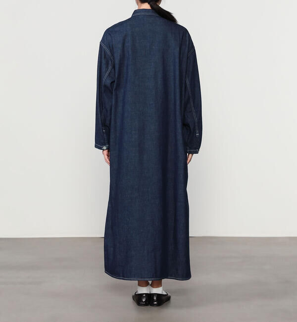  「orSlow | PULLOVER DENIM DRESS WOMEN」|ワンピース|