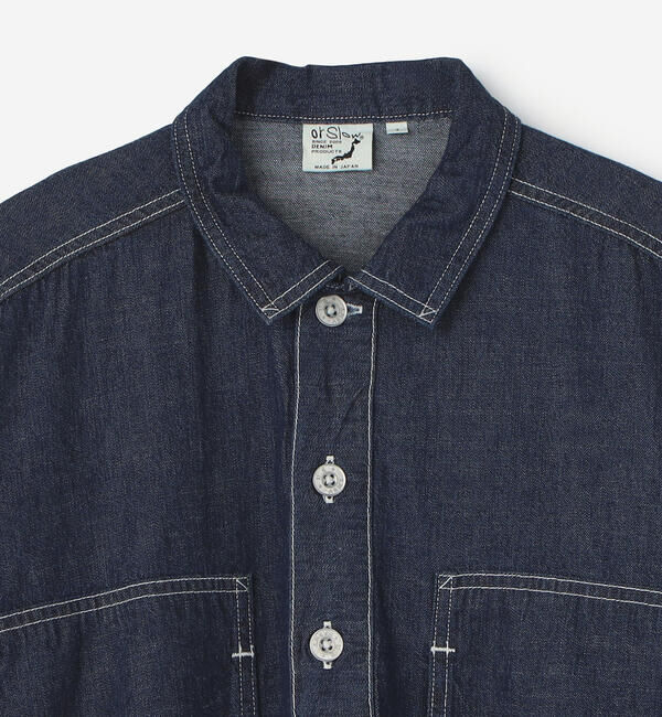  「orSlow | PULLOVER DENIM DRESS WOMEN」|ワンピース|