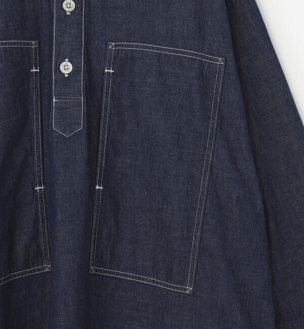  「orSlow | PULLOVER DENIM DRESS WOMEN」|ワンピース|
