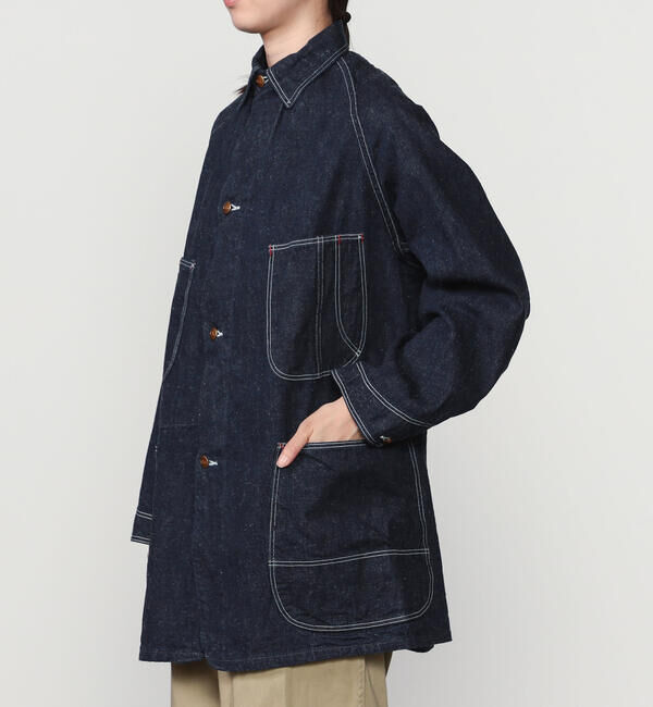  「orSlow | LOOSE FIT DENIM COVERALL WOMEN」|デニムジャケット|