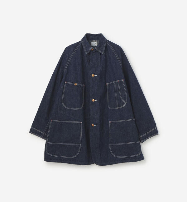  「orSlow | LOOSE FIT DENIM COVERALL WOMEN」|デニムジャケット|