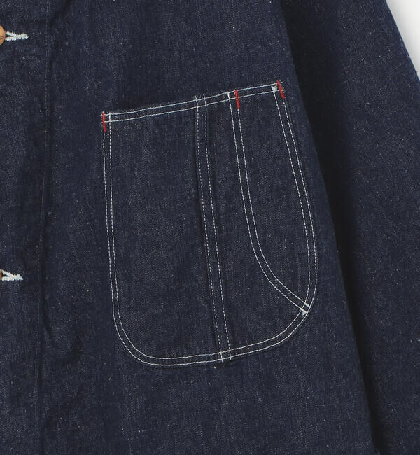  「orSlow | LOOSE FIT DENIM COVERALL WOMEN」|デニムジャケット|