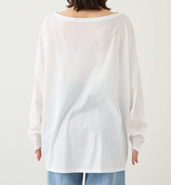  「【接触冷感/吸水速乾】キュプラコットンオーバーサイズTee」|Tシャツ・カットソー|