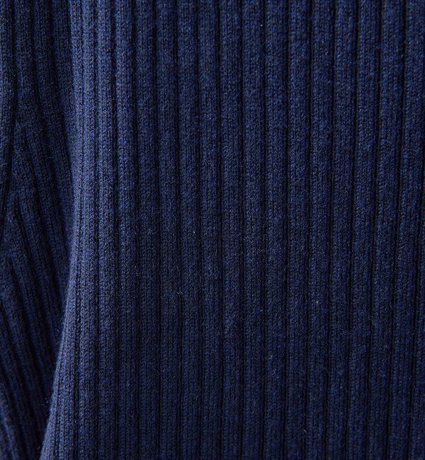  「【2026AW Debut】【UNFORM】カシミヤ混ジップリブニット」|ニット・セーター|