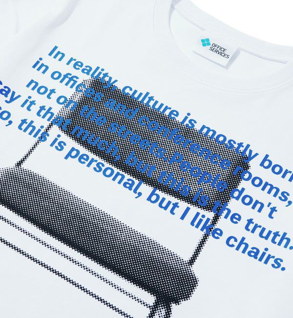  「【OFFICE SERVICES】 OFFICE CHAIR TEE」|Tシャツ・カットソー|