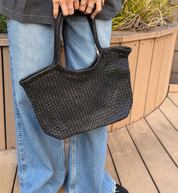 Rouge vif「【The Bagmati/ザ バグマティ】レザーメッシュミニトート」|トートバッグ|