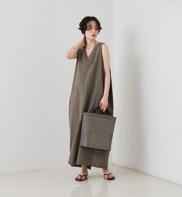 Rouge vif「【NHE/ニエ】カゴバッグ TO(TALL) トートバッグ」|かごバッグ|