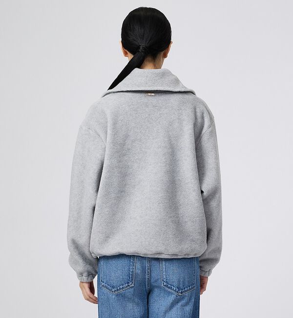 Rouge vif「【MICA&DEAL/マイカアンドディール】フリース ジップ プルオーバー/長袖」|スウェット・ジャージ|