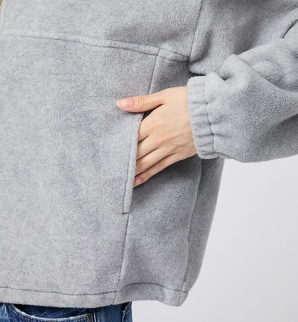 Rouge vif「【MICA&DEAL/マイカアンドディール】フリース ジップ プルオーバー/長袖」|スウェット・ジャージ|