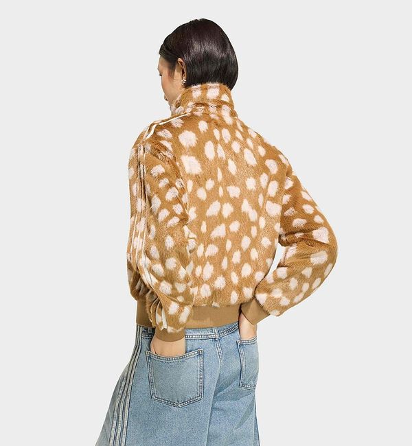 Rouge vif「【adidas/アディダス】ANIMAL PRINT FIREBIRD JACK」|ブルゾン・スタジャン|