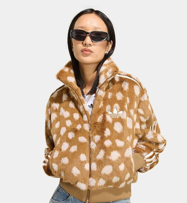 Rouge vif「【adidas/アディダス】ANIMAL PRINT FIREBIRD JACK」|ブルゾン・スタジャン|