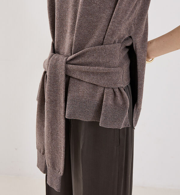 The Store by C' 「【ROHE】double-layered knit top／3WAYニットプルオ」|ニット・セーター|