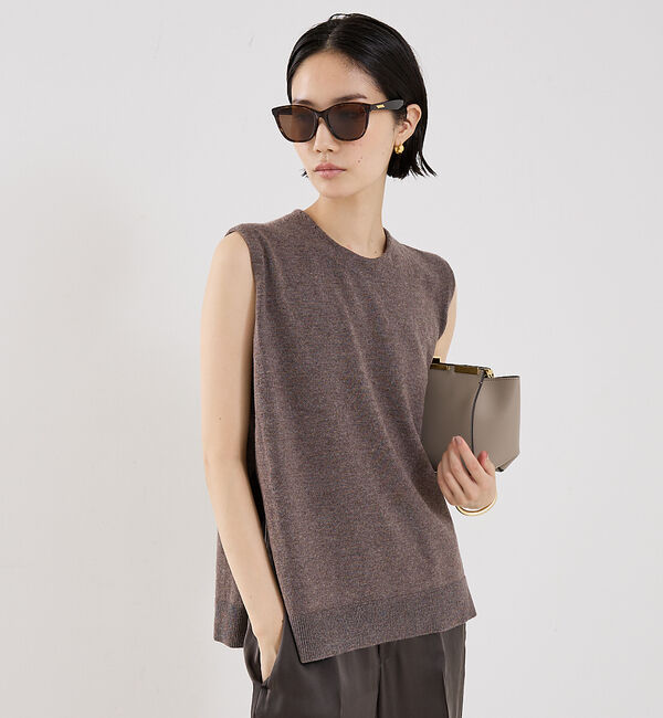 The Store by C' 「【ROHE】double-layered knit top／3WAYニットプルオ」|ニット・セーター|