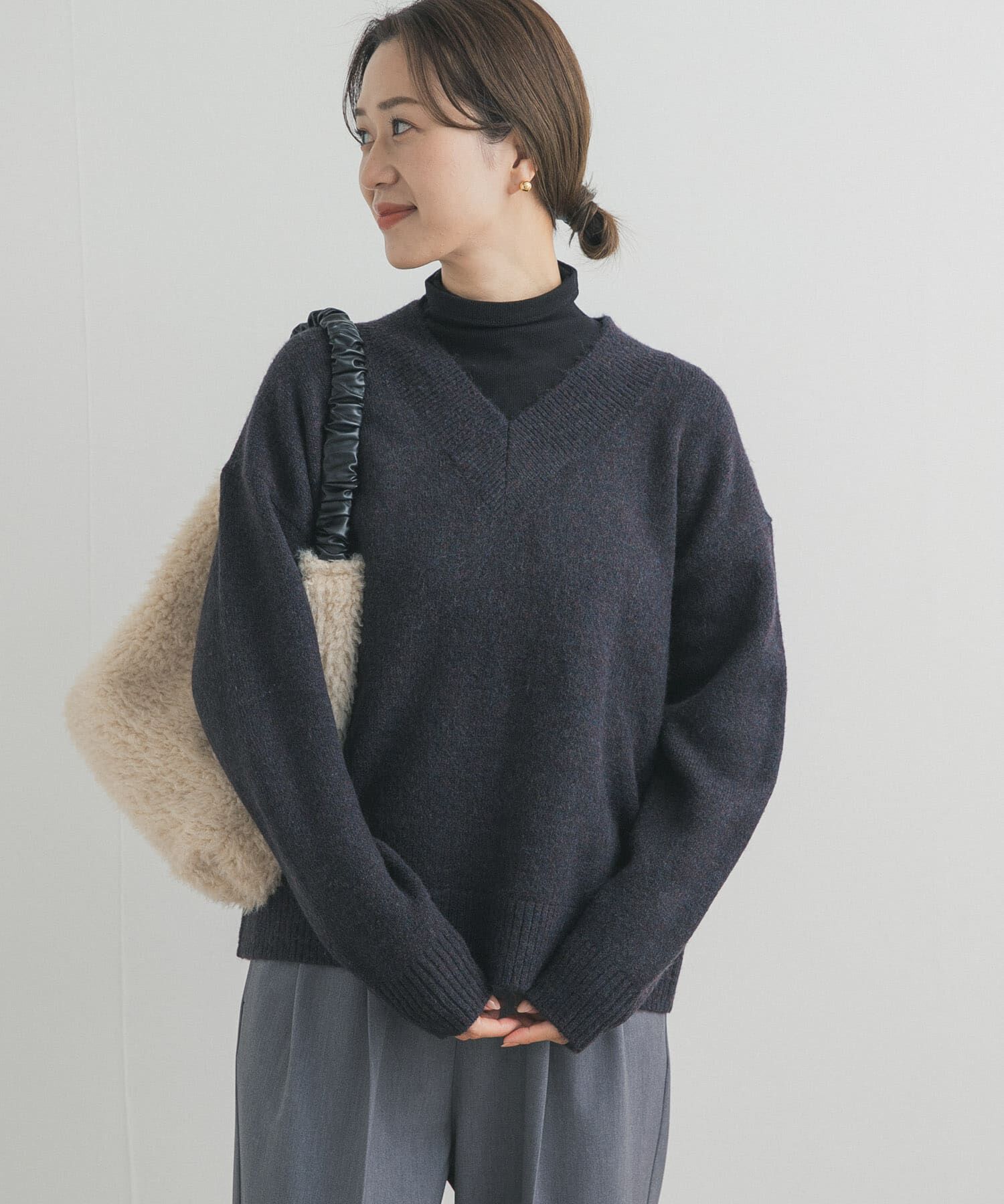 URBAN RESEARCH DOORS「VネックKNITプルオーバー」|ニット・セーター|