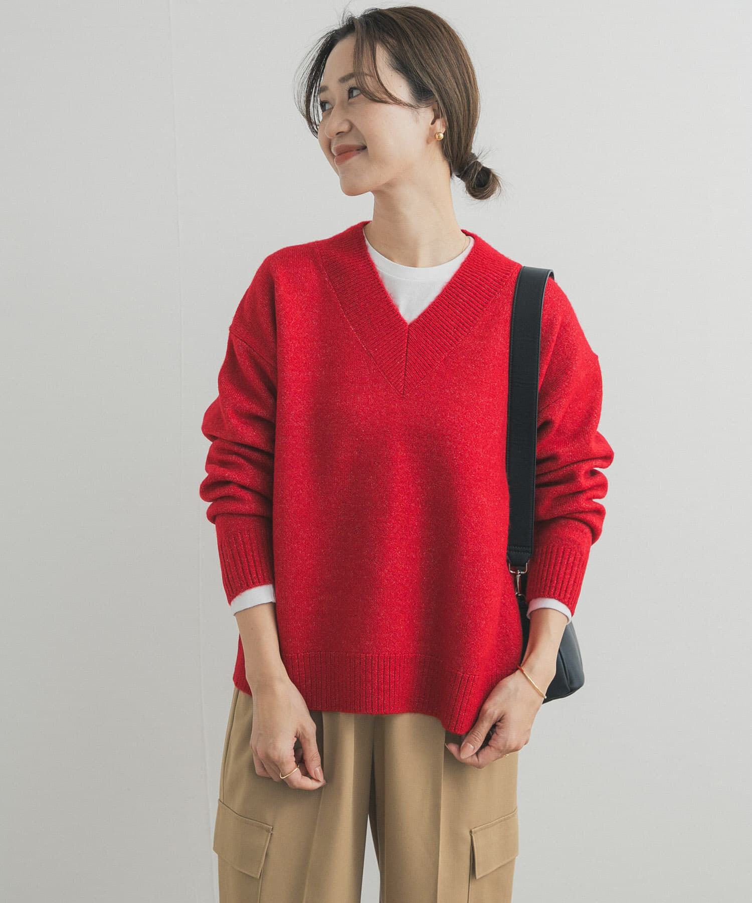 URBAN RESEARCH DOORS「VネックKNITプルオーバー」|ニット・セーター|