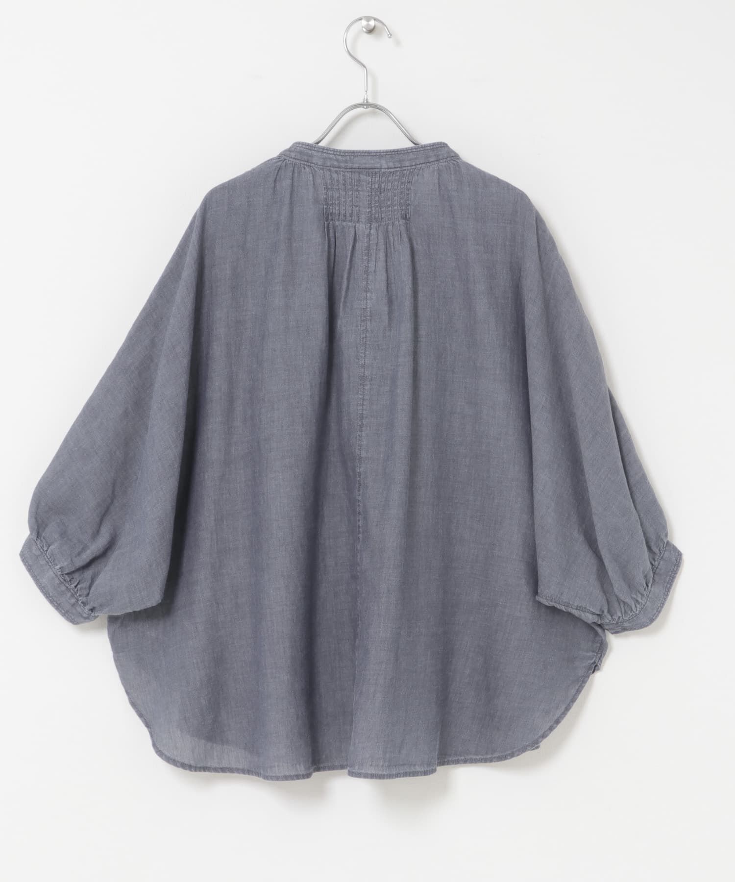 URBAN RESEARCH DOORS「シアーデニムピンタックドルマンブラウス」|シャツ・ブラウス|