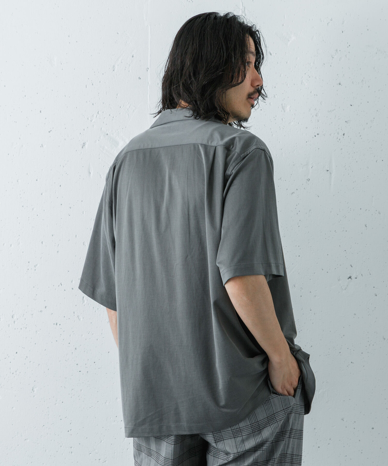 URBAN RESEARCH「『洗濯可』WASHABLE CUPRO SS O/C SHIRTS」|シャツ・ブラウス|