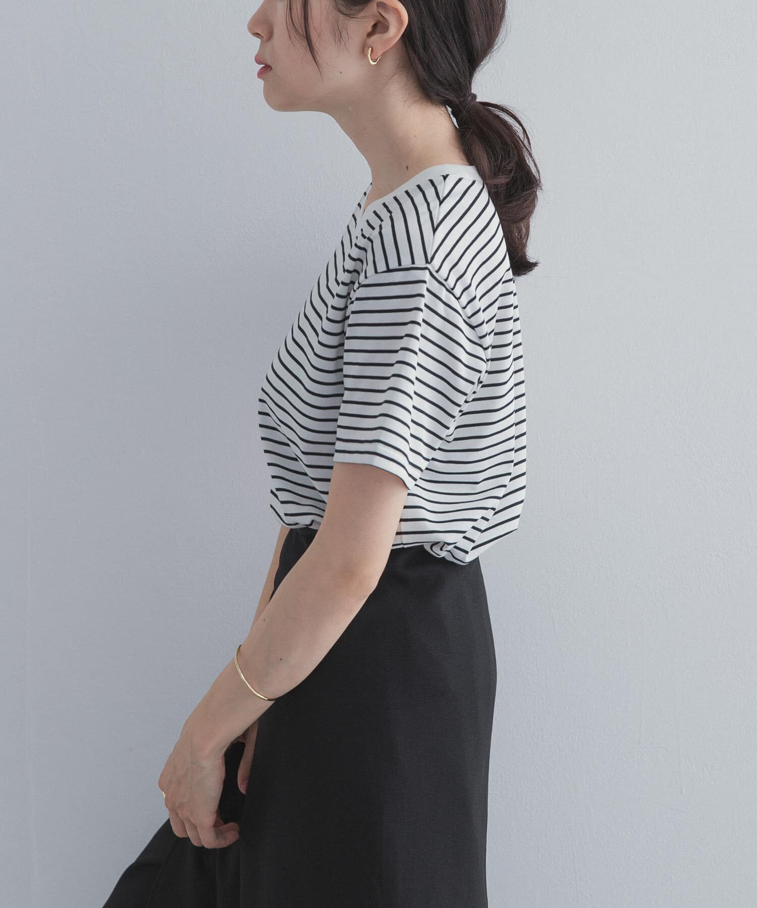 URBAN RESEARCH DOORS「『UR TECH』汗染み防止ベーシックTシャツ」|Tシャツ・カットソー|