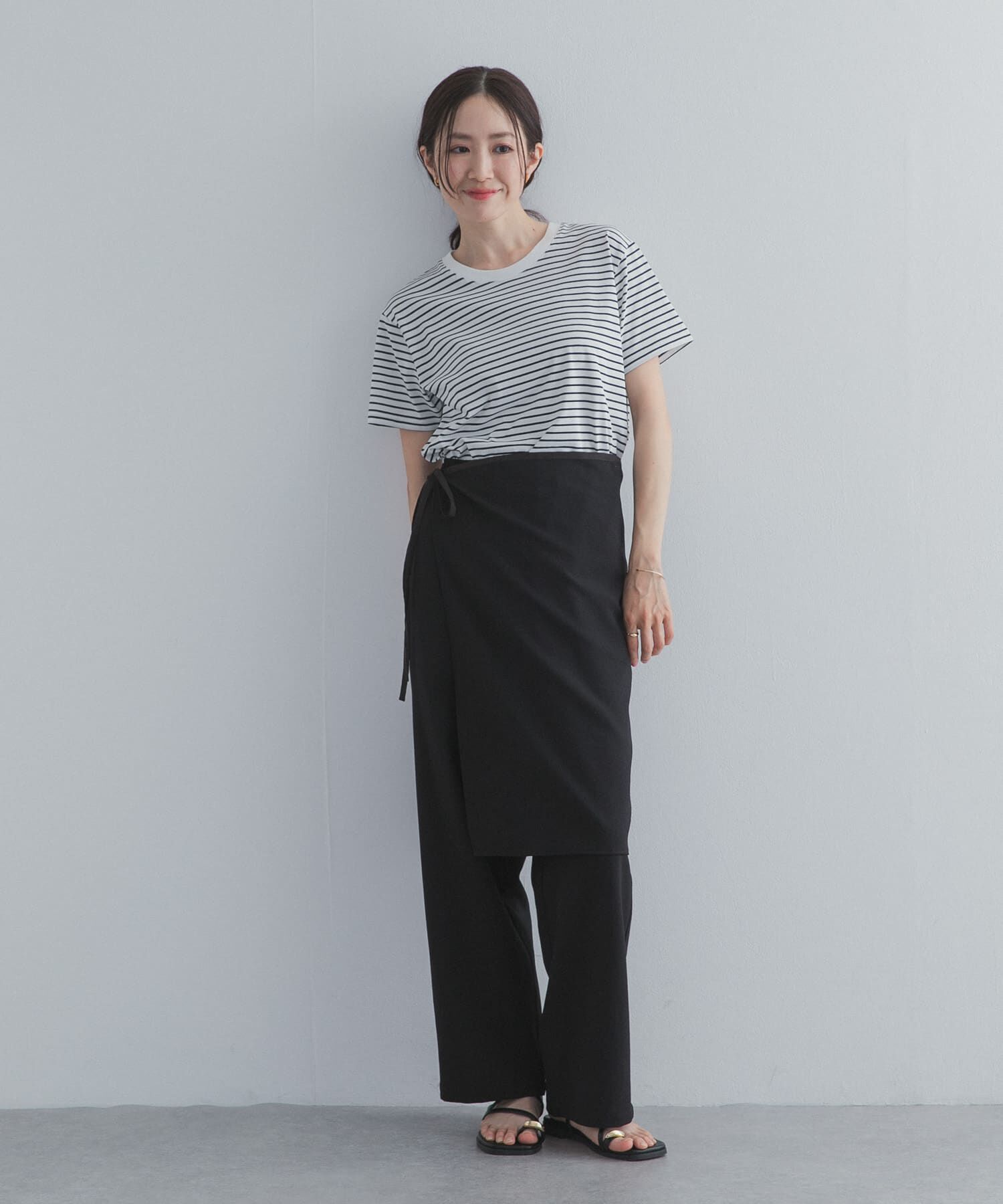 URBAN RESEARCH DOORS「『UR TECH』汗染み防止ベーシックTシャツ」|Tシャツ・カットソー|