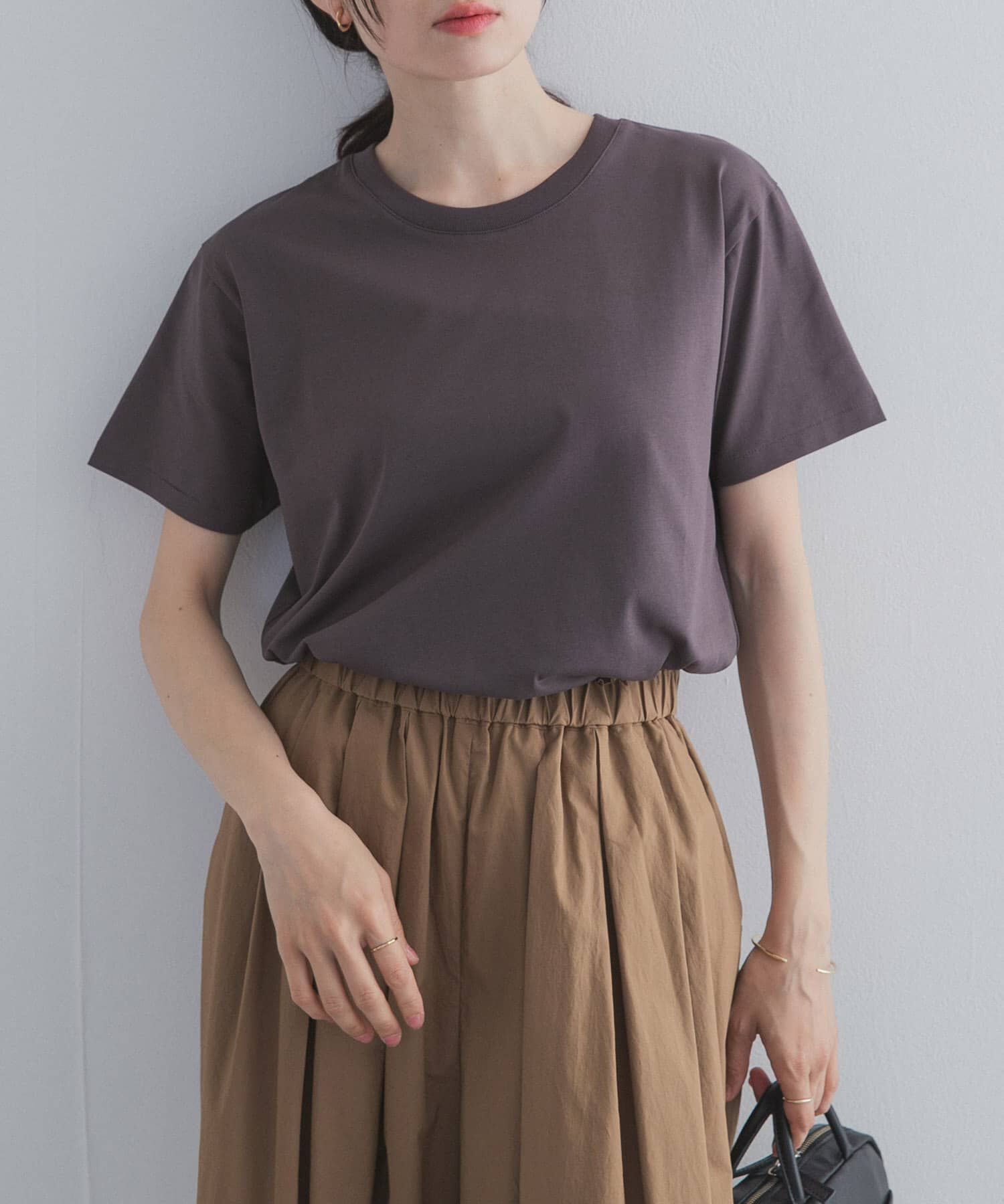 URBAN RESEARCH DOORS「『UR TECH』汗染み防止ベーシックTシャツ」|Tシャツ・カットソー|