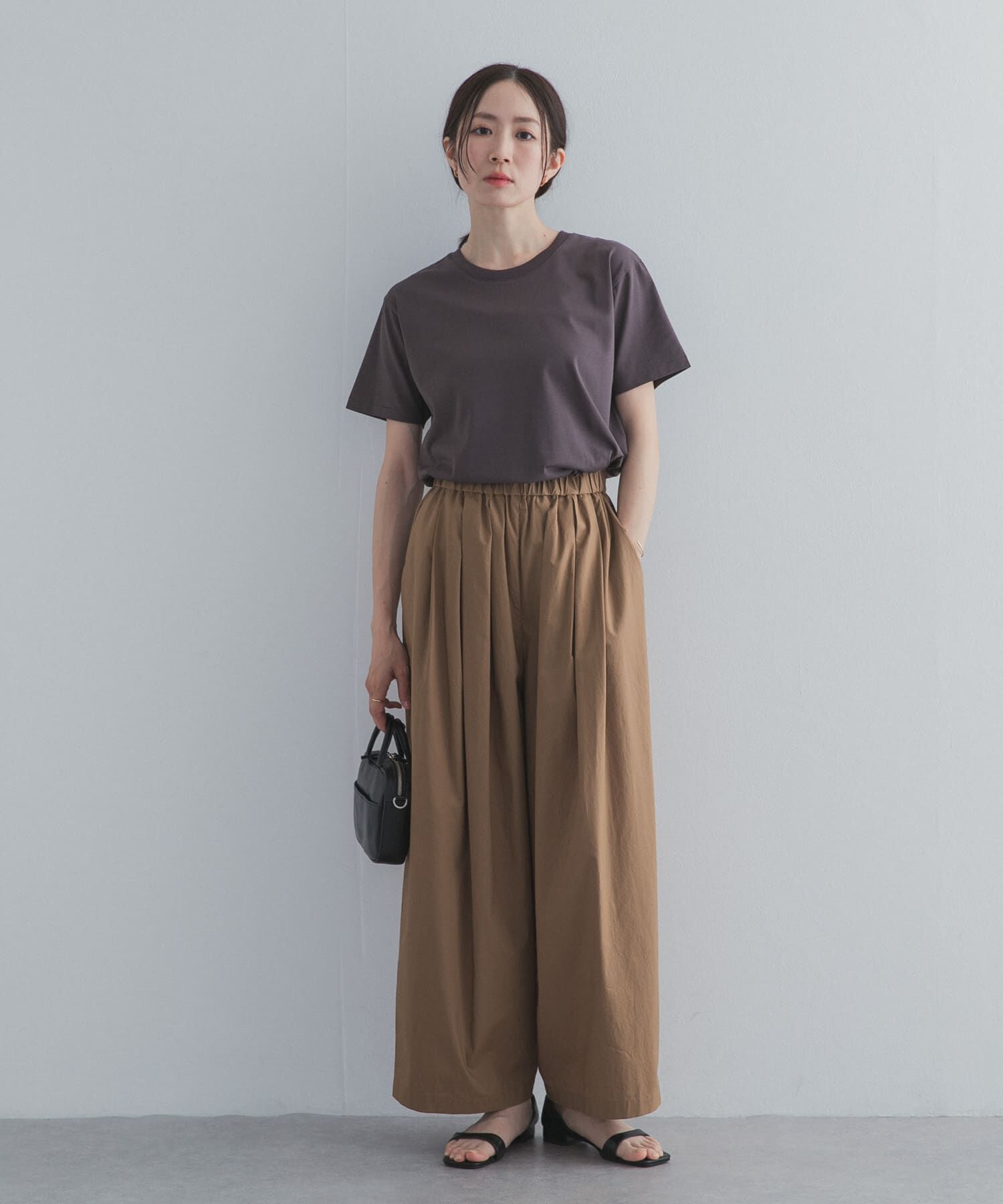 URBAN RESEARCH DOORS「『UR TECH』汗染み防止ベーシックTシャツ」|Tシャツ・カットソー|