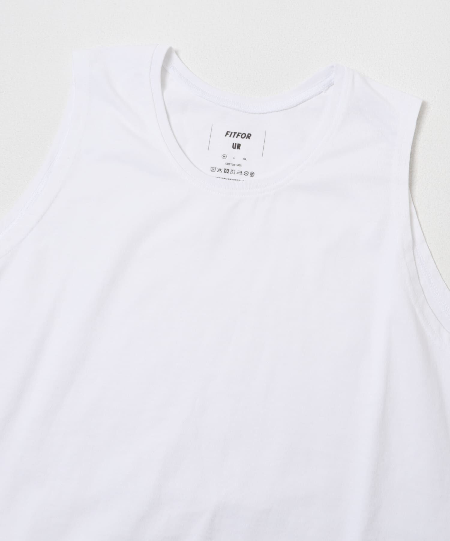 URBAN RESEARCH「『別注』fitfor&times;URBAN RESEARCH　WIDE SLEEVELESS T-SHIRTS」|タンクトップ|