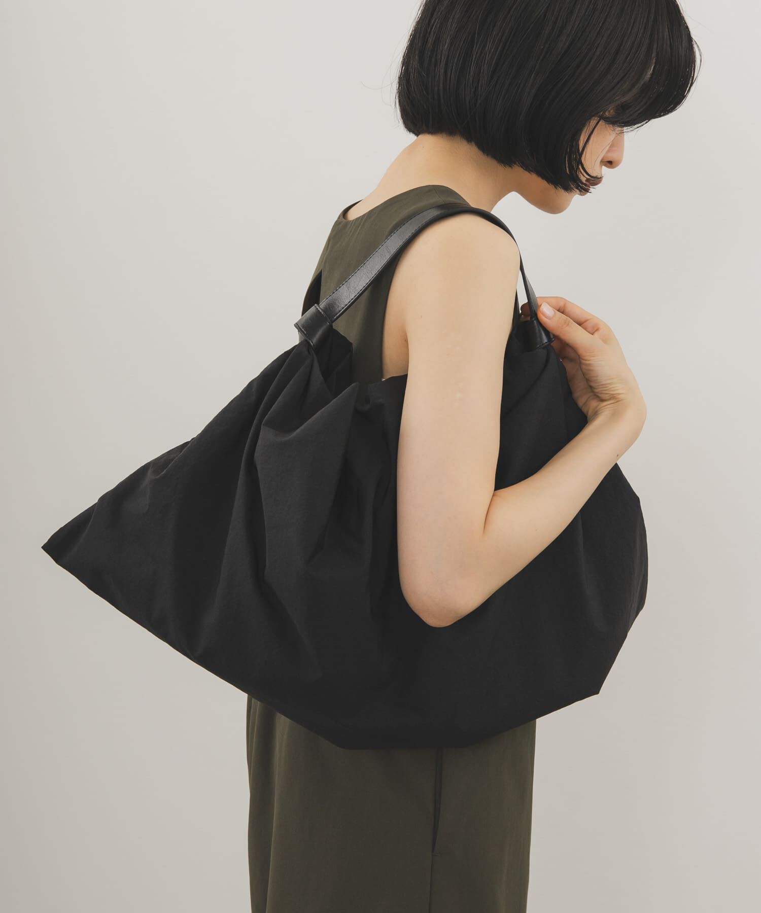  「ノットデザインワンハンドルBAG」|ハンドバッグ|