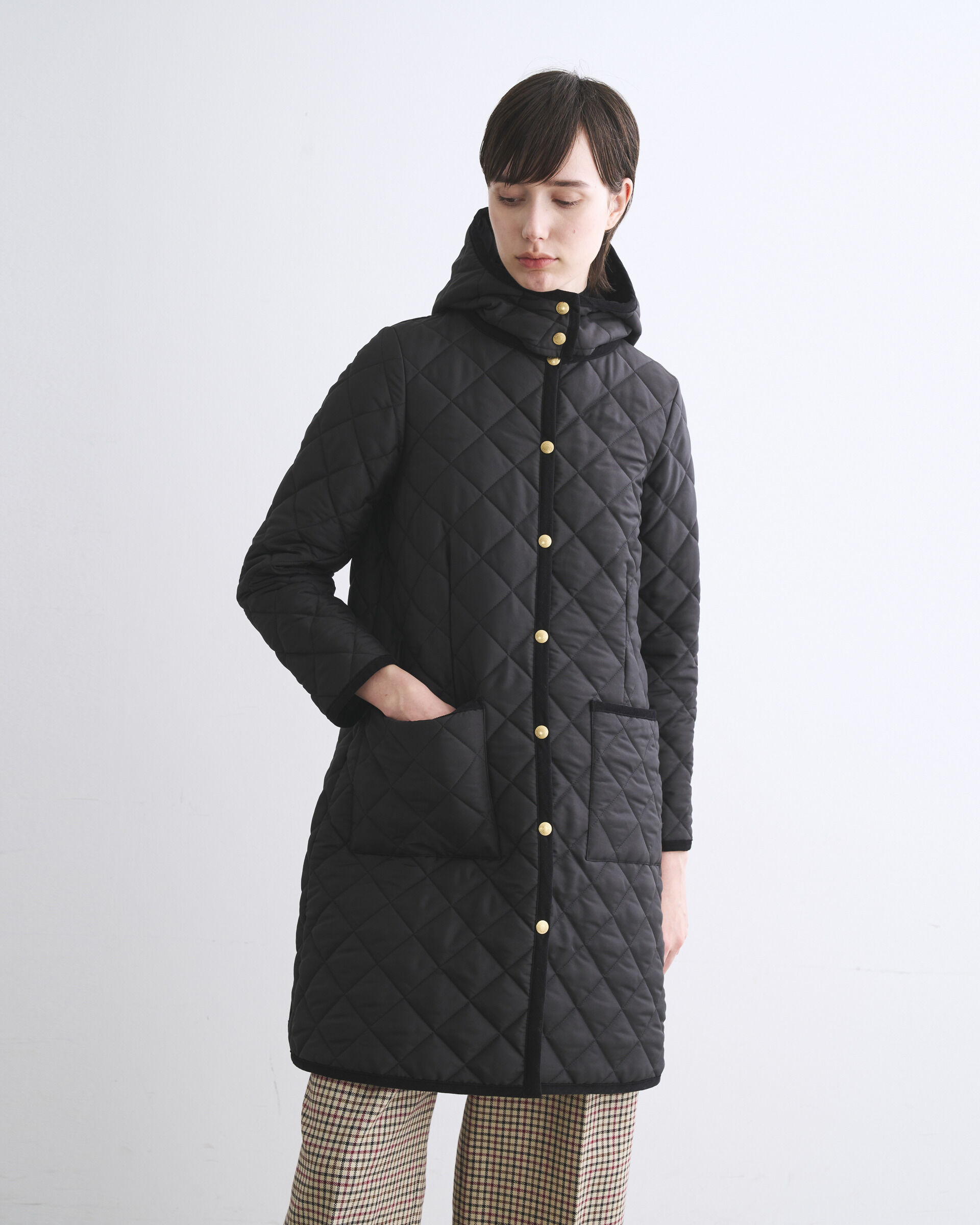 Traditional Weatherwear「ARKLEY LONG HOOD」|その他|ﾌﾞﾗｯｸ
