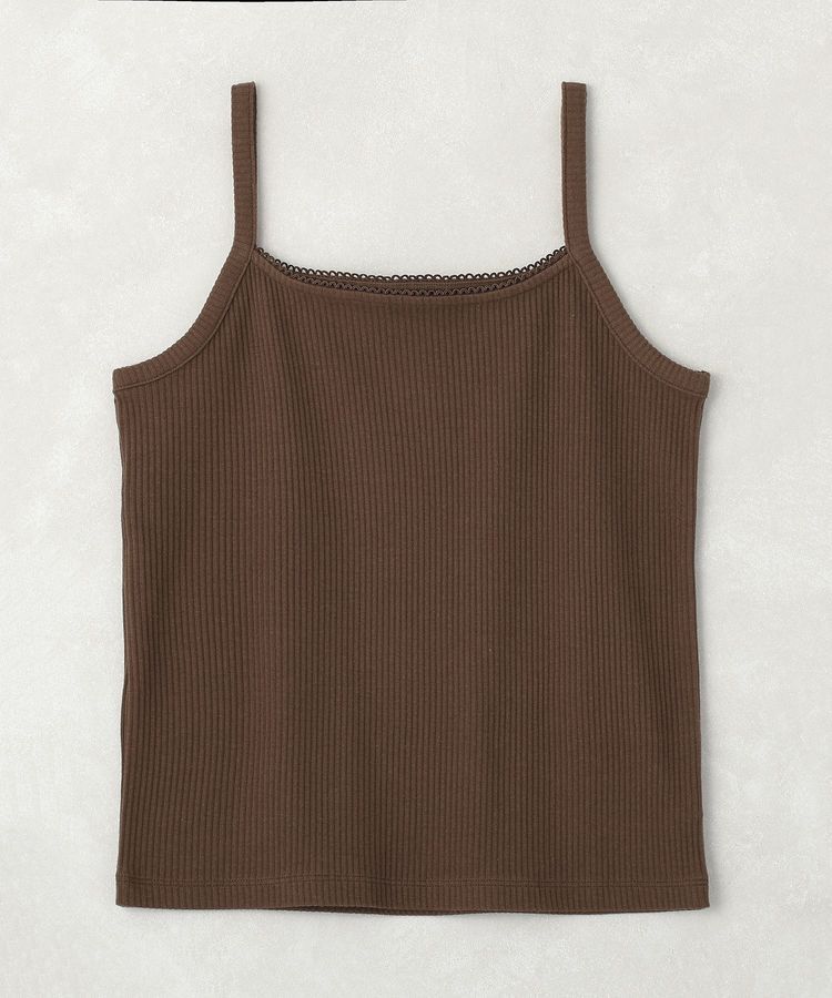 earth music&ecology「ピコレースキャミソール」|キャミソール|Brown